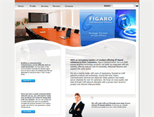 Tablet Screenshot of figaro.com